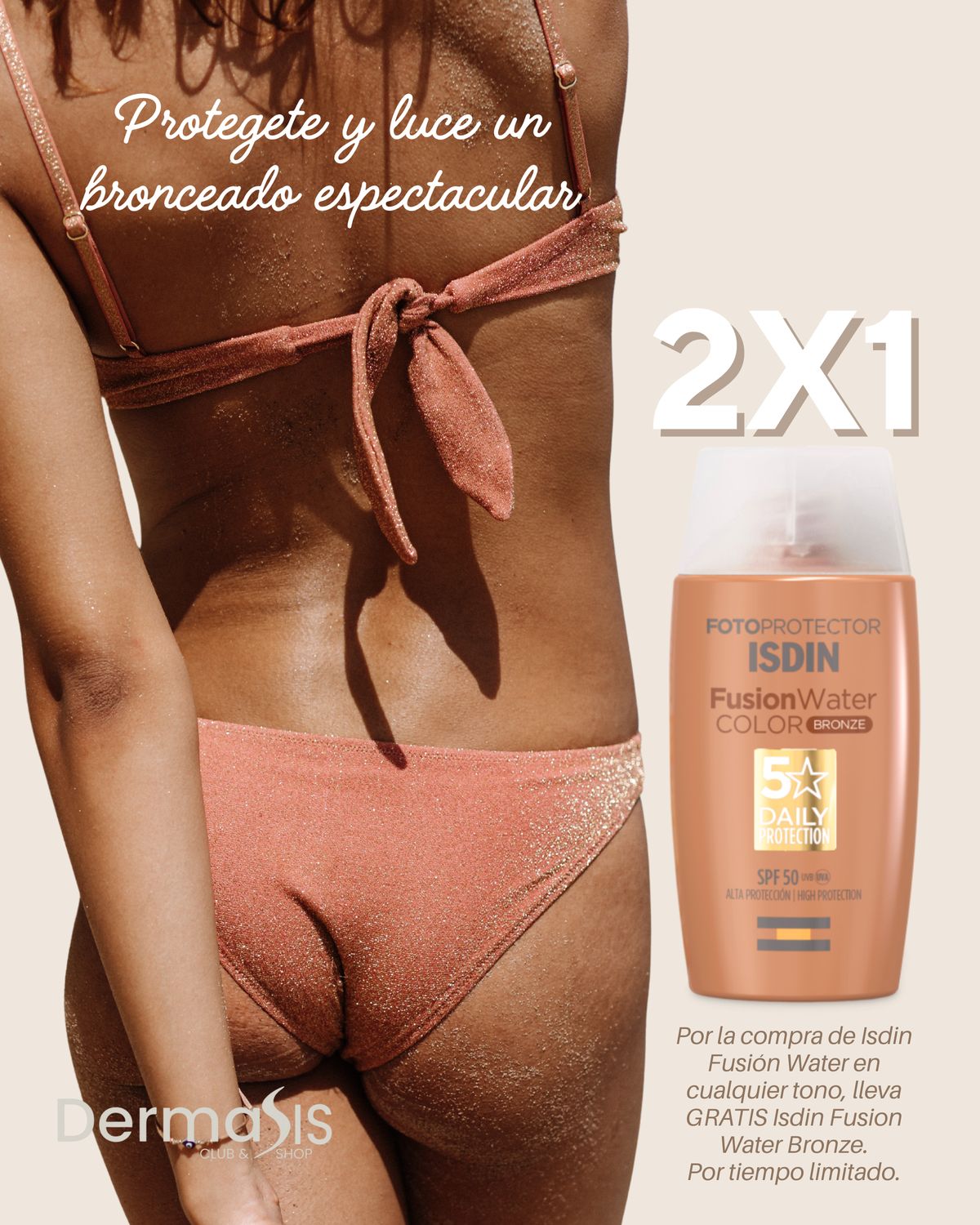 2X1 En Isdin Fusion Water Bronze 2X1 En Isdin Fusion Water Bronze