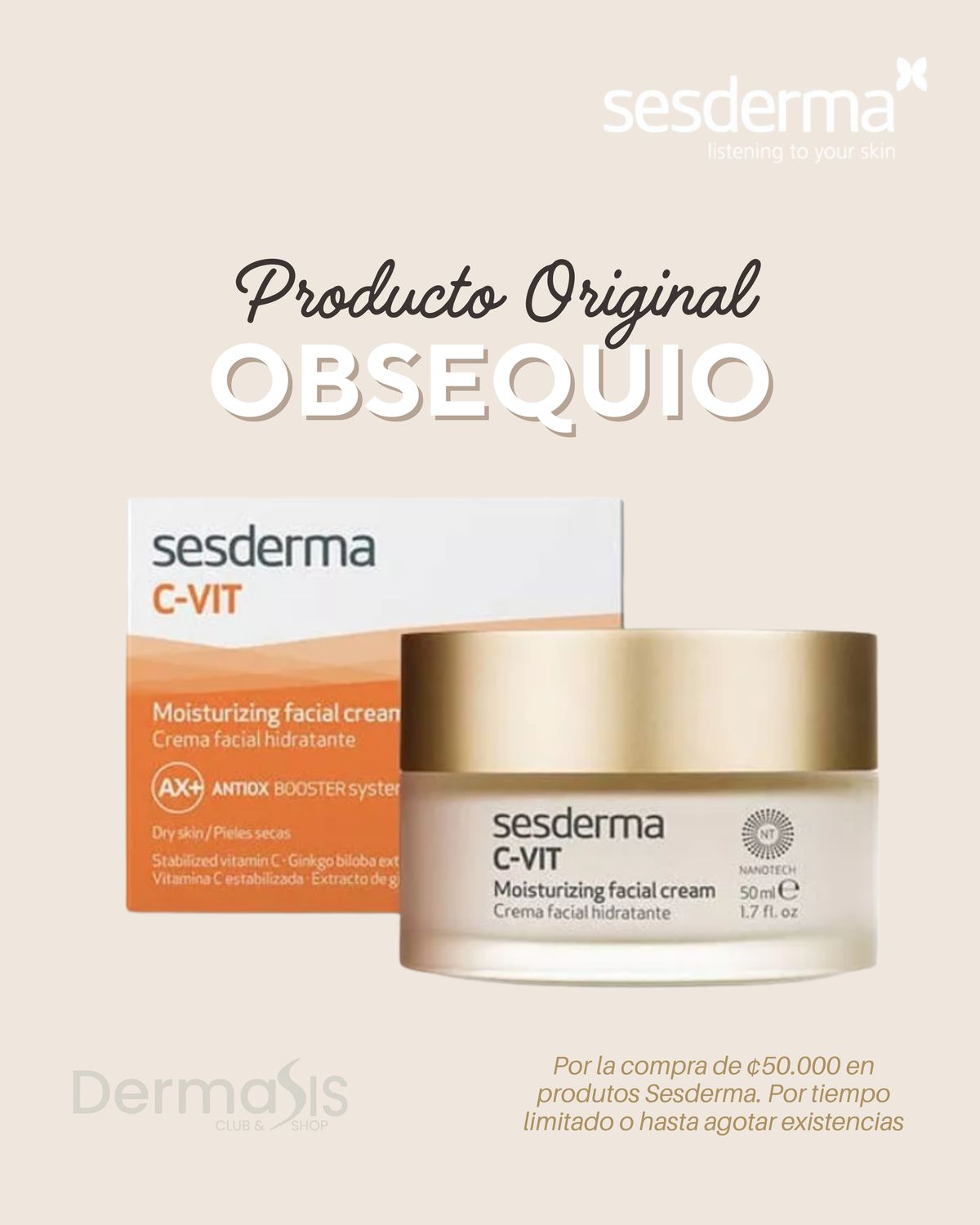 Producto Original Obsequio Sesderma Producto Original Obsequio Sesderma