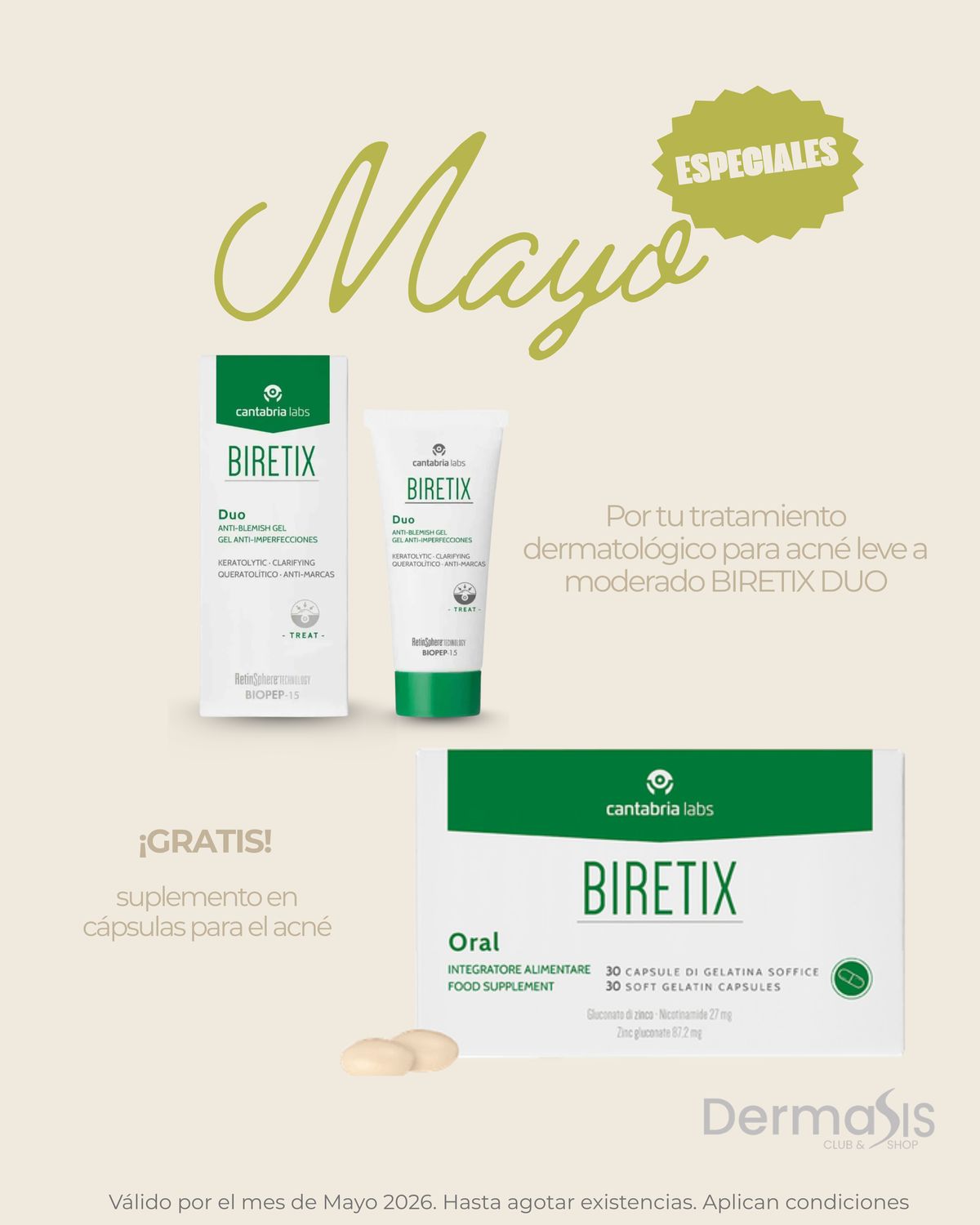 GRATIS BIRETIX Oral por la compra de BIRETIX DUO GRATIS BIRETIX Oral por la compra de BIRETIX DUO