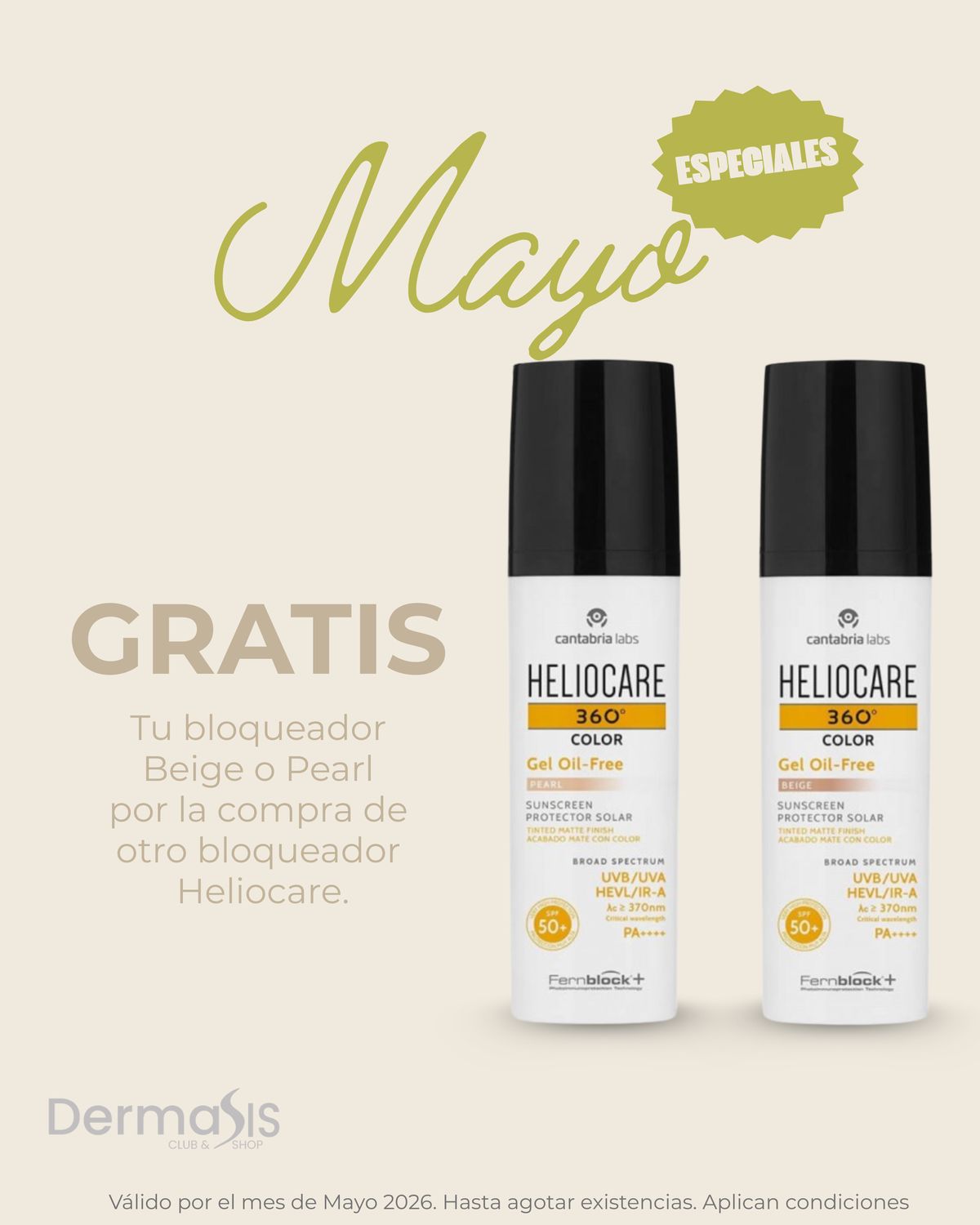Heliocare 360 Color Water Gel SPF50+