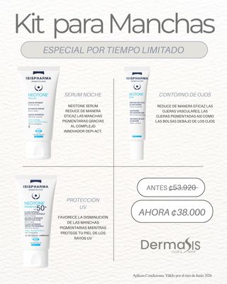 Isispharma, KIT Neotone para pieles con manchas Isispharma, KIT Neotone para pieles con manchas