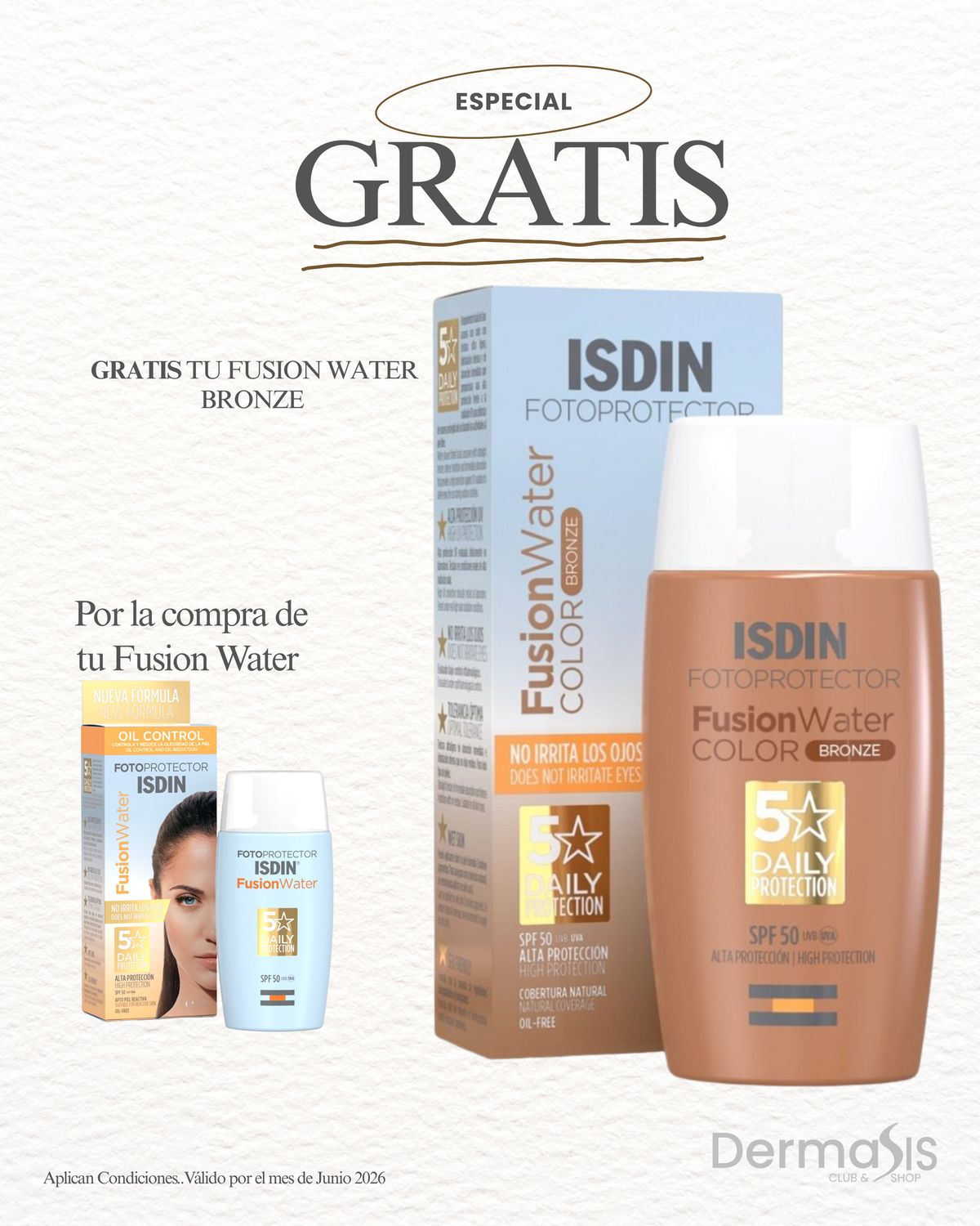 GRATIS ISDIN FUSION WATER GRATIS ISDIN FUSION WATER