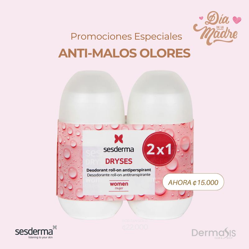 DRYSES – Desodorante 2x1