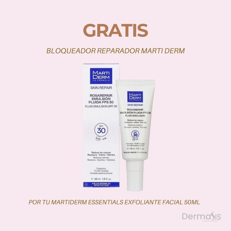 GRATIS TU EMULSION REPARADORA MARTIDERM CON SPF30