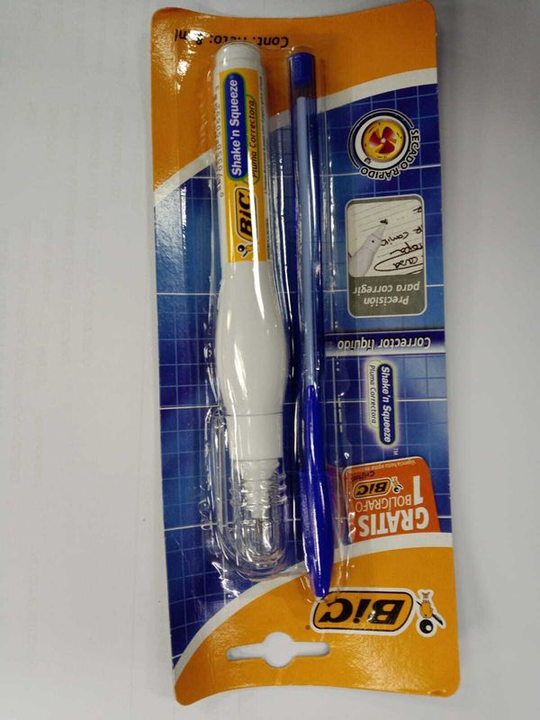 COMBO CORRECTOR + LAPICERO BIG