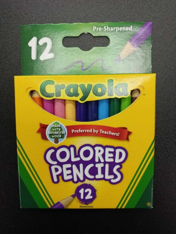 LAPIZ DE COLOR CORTO 12U CRAYOLA