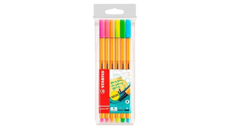 PLUMAS STABILO NEON 8U