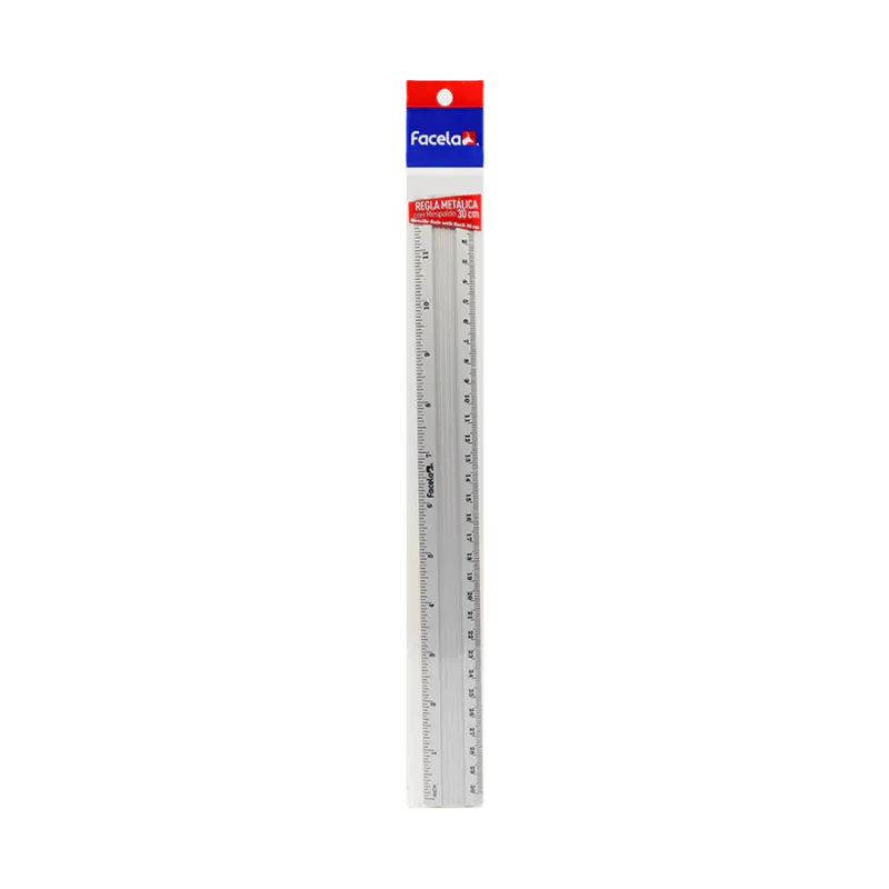 REGLA METALICA 30cm FACELA