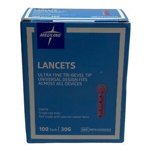 Lanceta caja 100 unidades MEDLINE