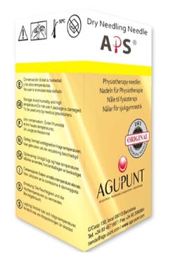 Aguja Punción seca 0.25x40mm c/guía(caja 100 uds)