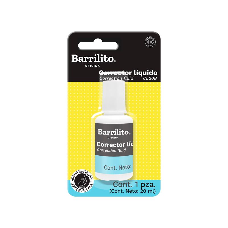 BARRRILITO CORRECTOR LIQUIDO