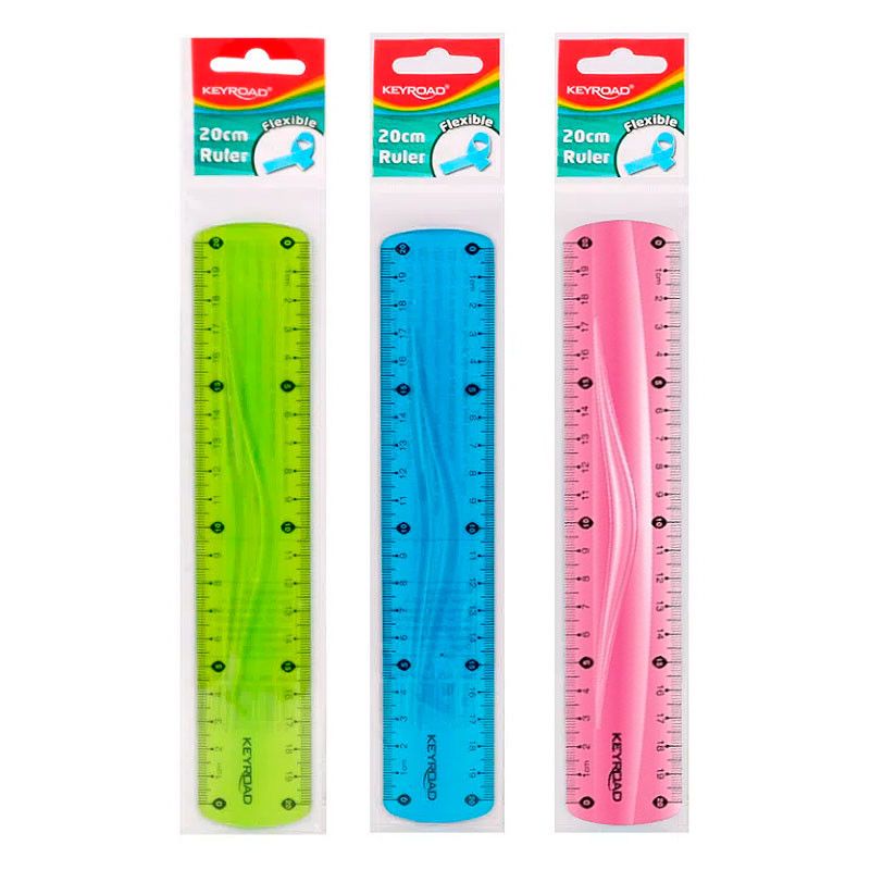 REGLA FLEXIBLE 20cm KEYROAD