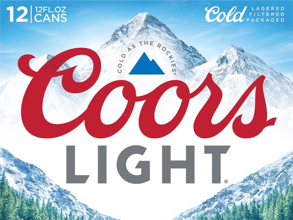 Coors Light 12oz\12 Pack Cans