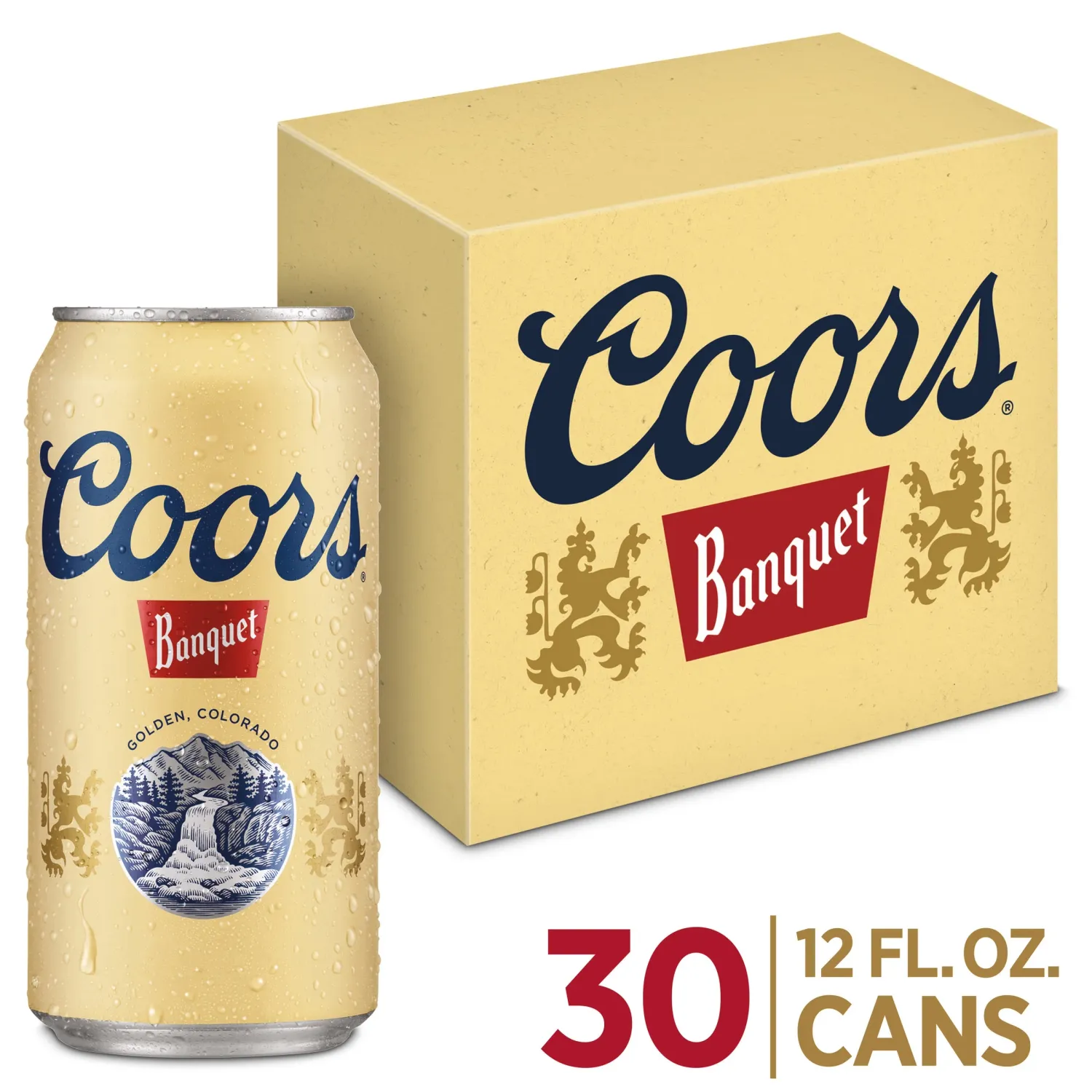 Coors Banquet 30\12oz Cans