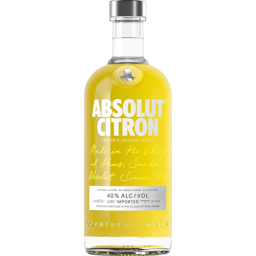 Absolut Citron Vodka 750 ML