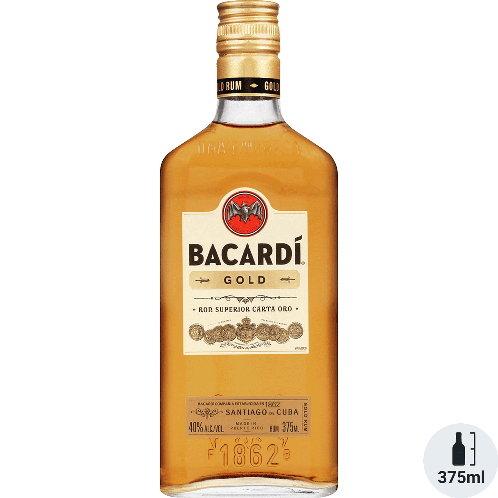 Bacardi Gold Rum 375 ML