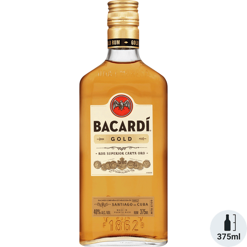 Bacardi Gold Rum 375 ML