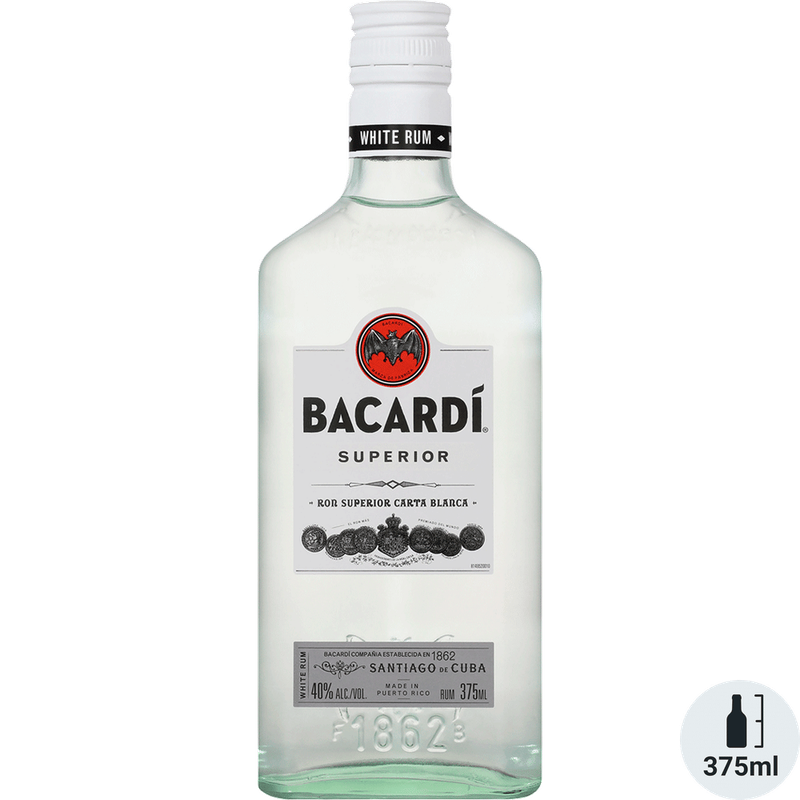 Bacardi Silver Rum 375 ML