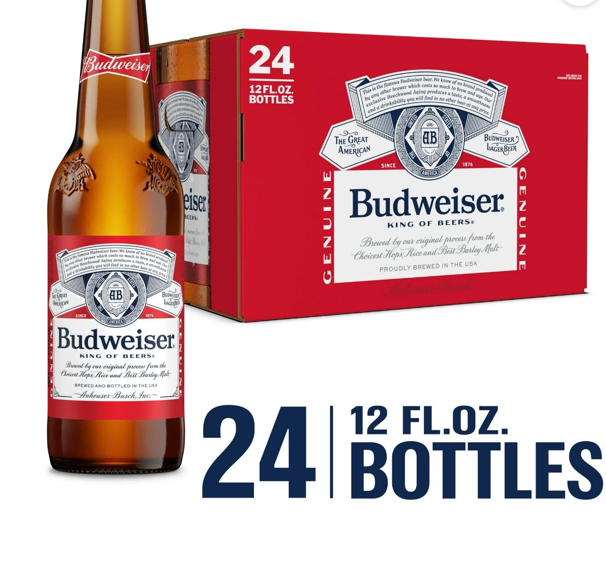 Budwieser 12oz \24 Bt