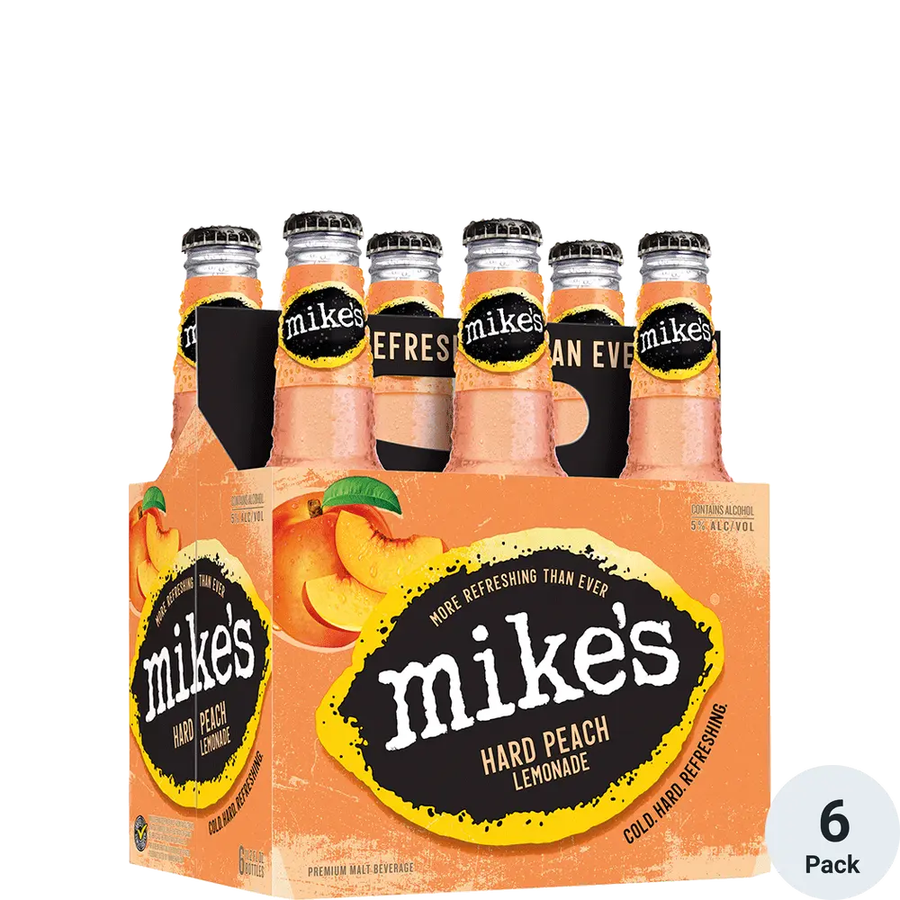 Mikes Hard Peach 6 Pk