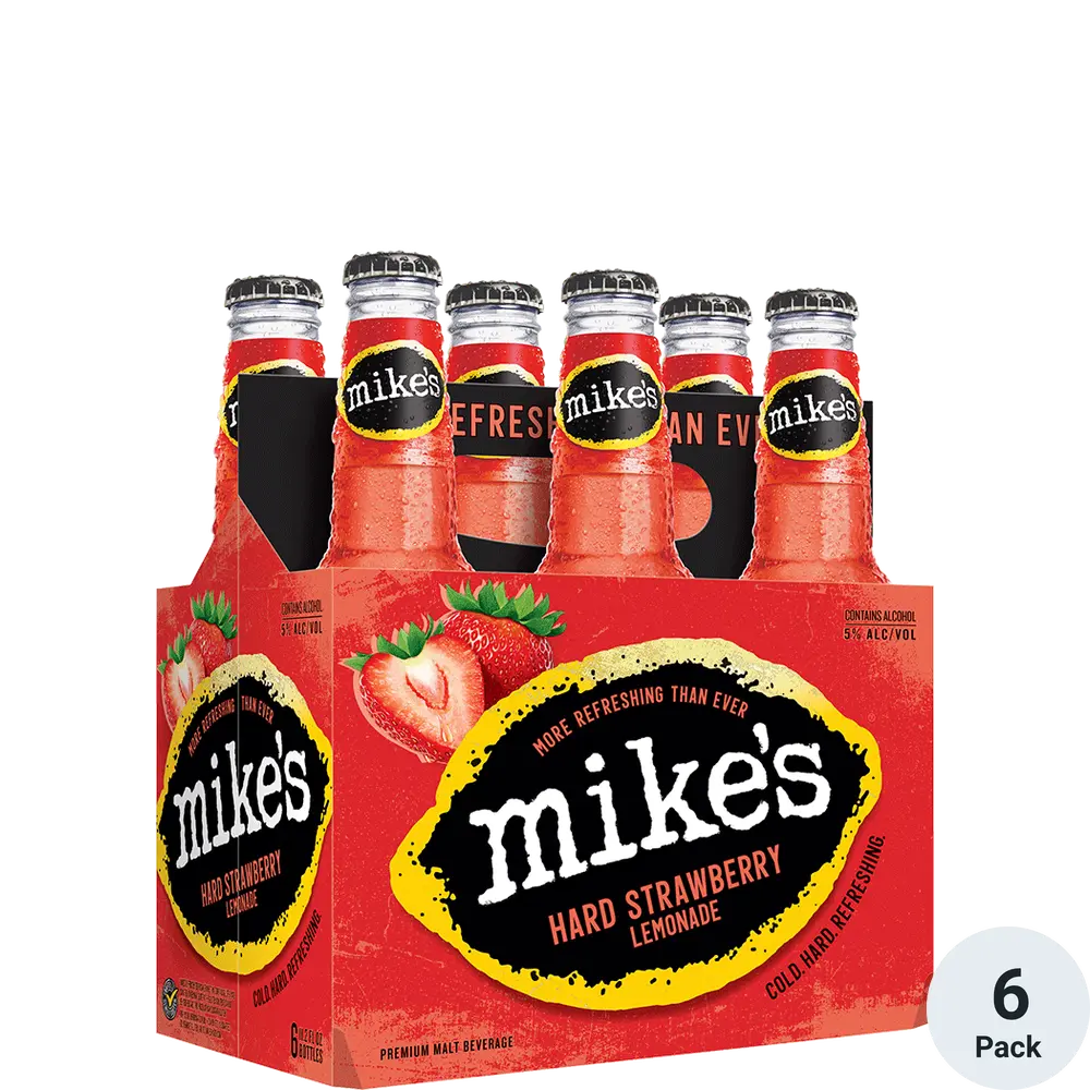 Mikes Hard Strawberry Lem 12oz\6Pk Btls