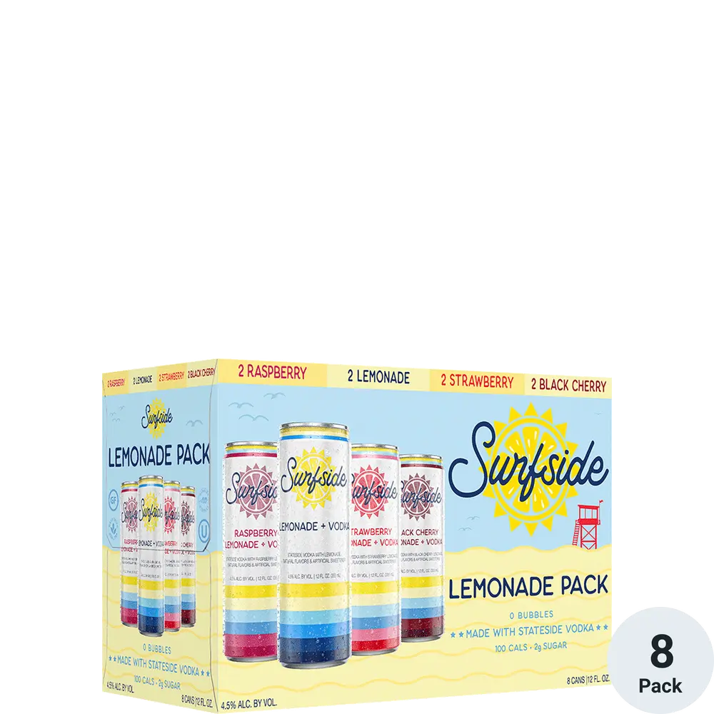 Surfside Lemonade 12oz\8 Pack Cans