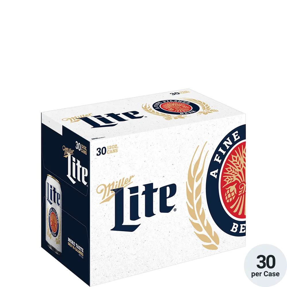 Miller Lite 12oz\ 30 Pack Cans