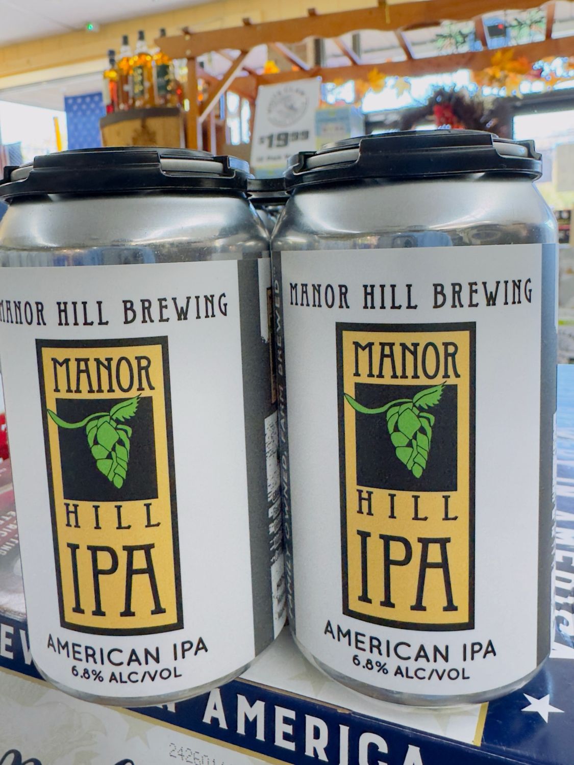 Manor Hill Ipa 6 Pk Cans