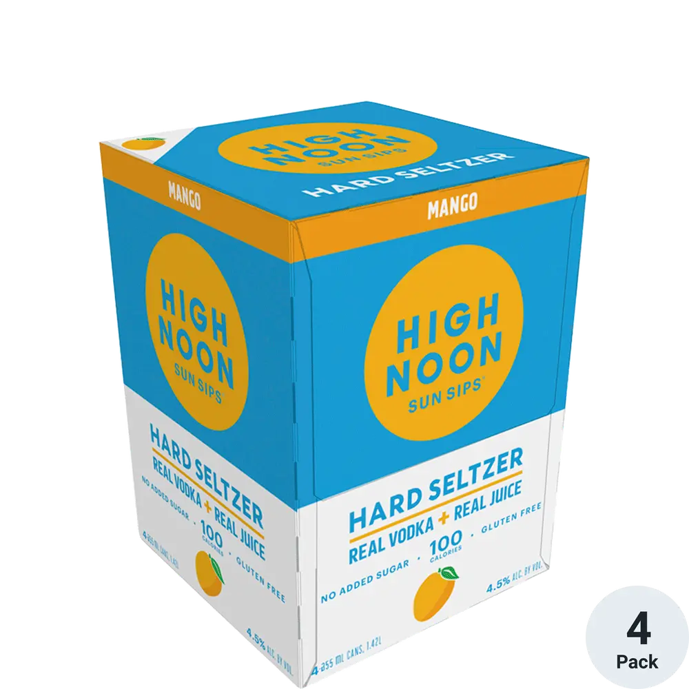 High Noon Cktl Mango 4pk Cans