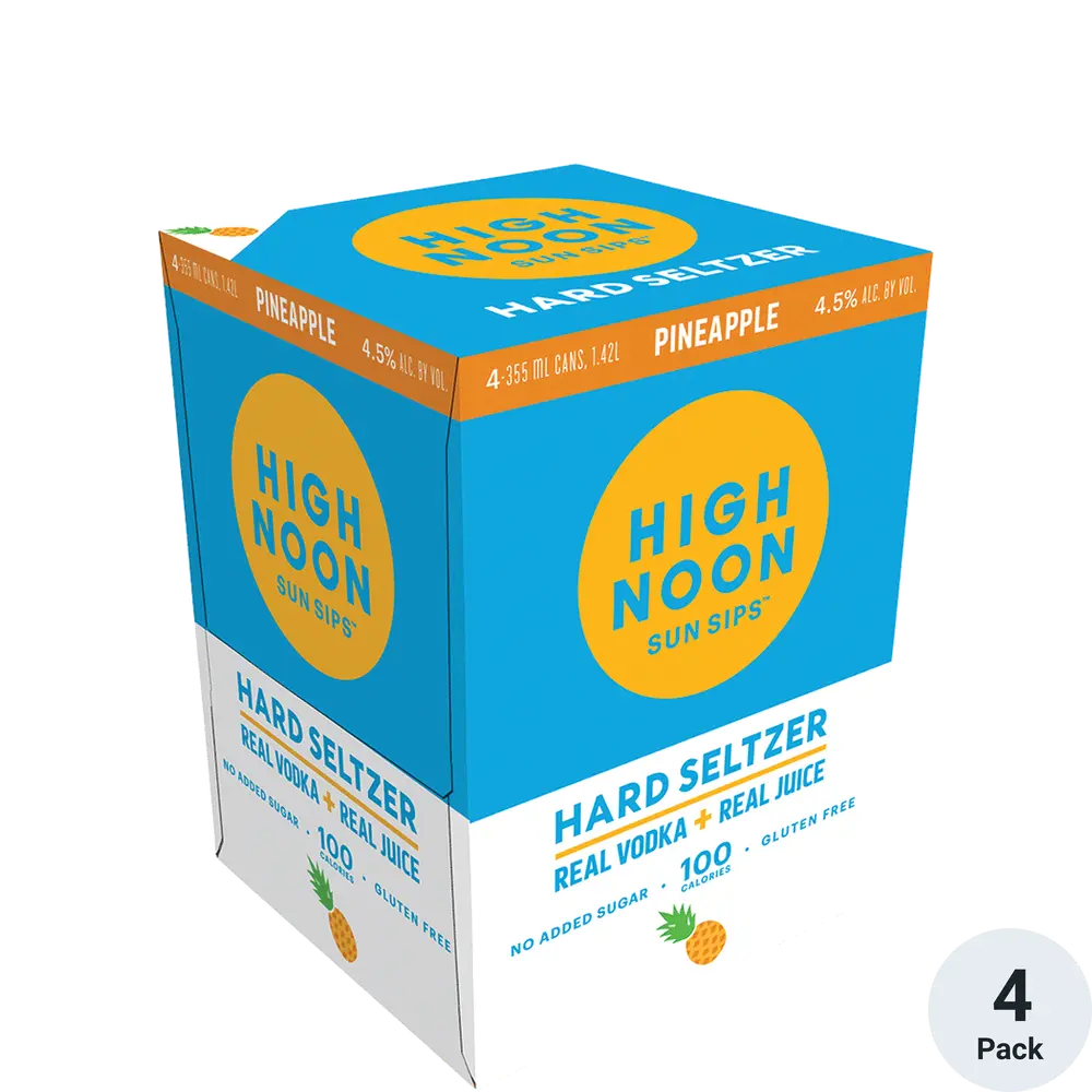 High Noon Pineapple 4pk CN