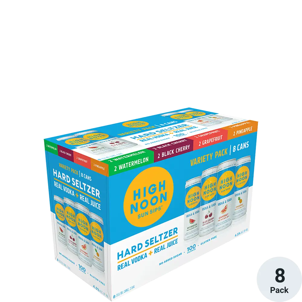 High Noon Sun Sip  8pk CN
