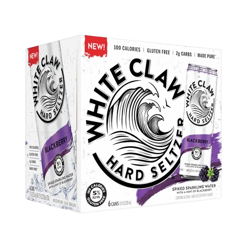 White Claw Black Berry 1 /6 Pk