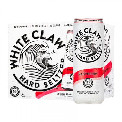 White Claw Raspberry  1 /6pk