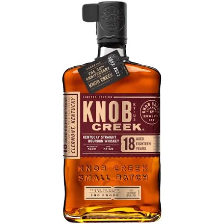 Knob Creek 18 YR 100 750 ML