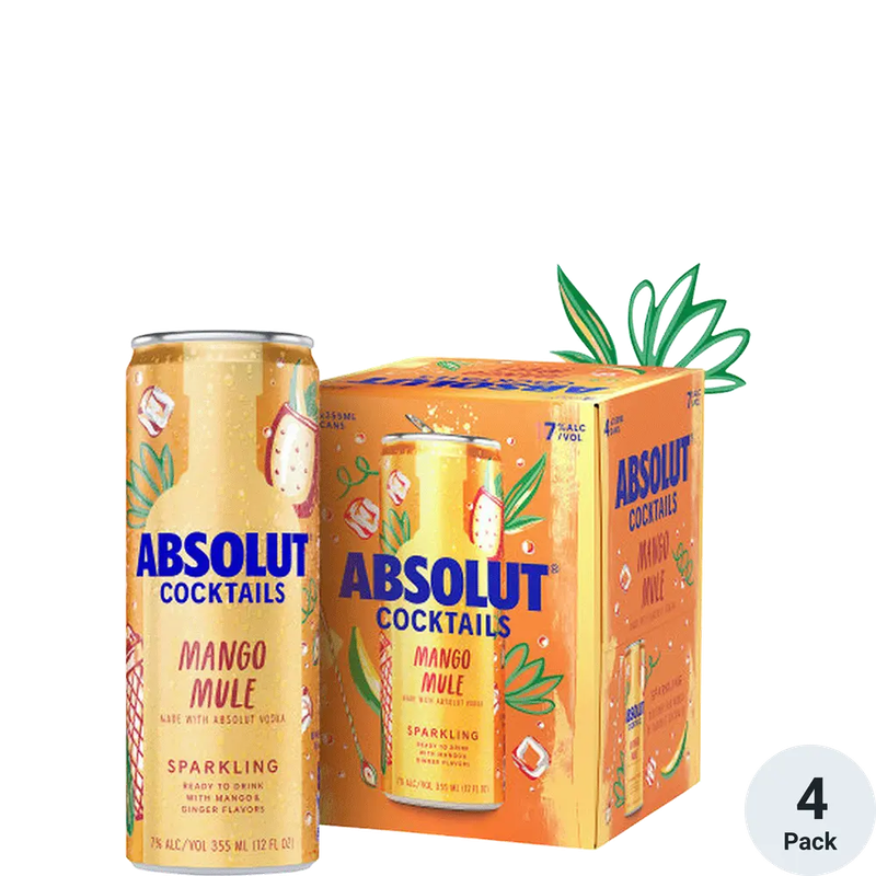Absolut Ocean Mango Mule4pk