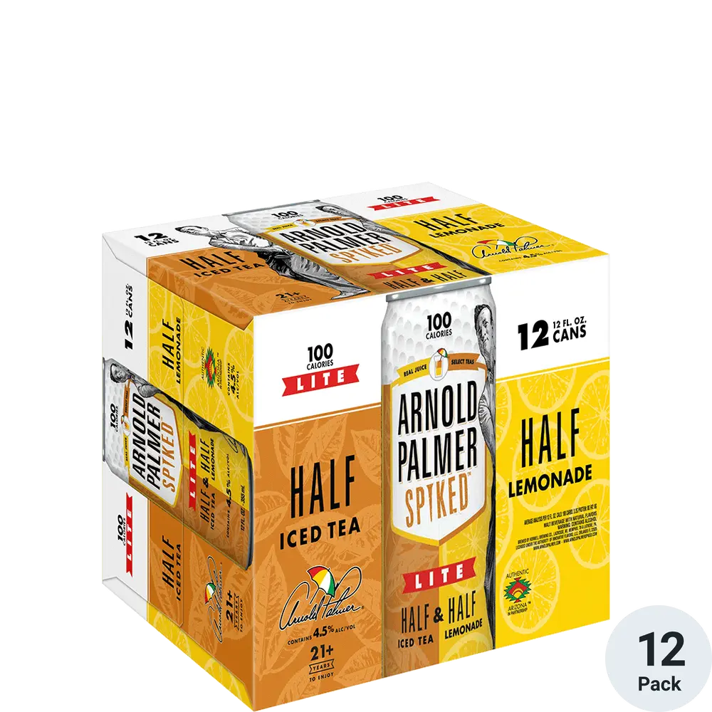 Arnold Palmer Spiked Half &amp; Half Lite 12oz\12can