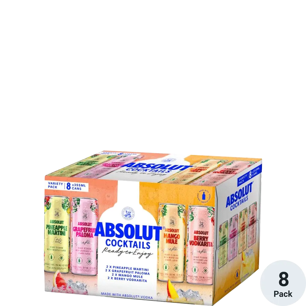 Absolut Cocktails Ready To Enjoy 8pk CN