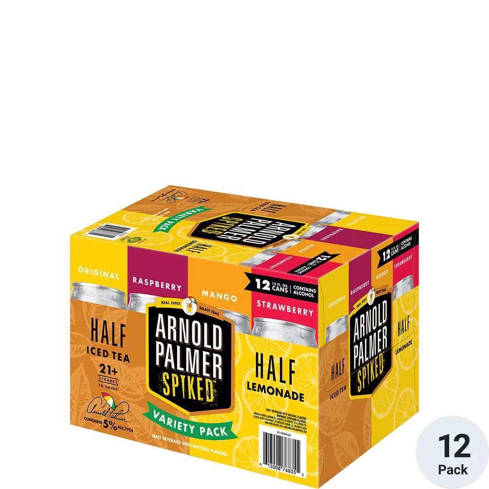 Arnold Palmer Spiked Half &amp; Half Variety Pack 12oz\12can