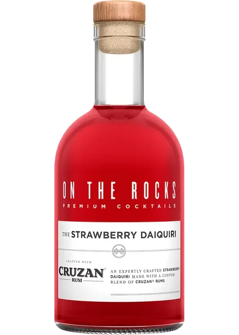 On The Rocks Strawberry Daiquiri 375ml.