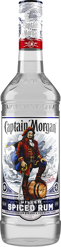Captain Morgan Silver Spiced Rum 750 ML