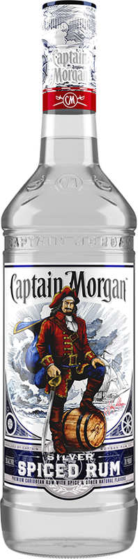 Captain Morgan Silver Spiced Rum 750 ML