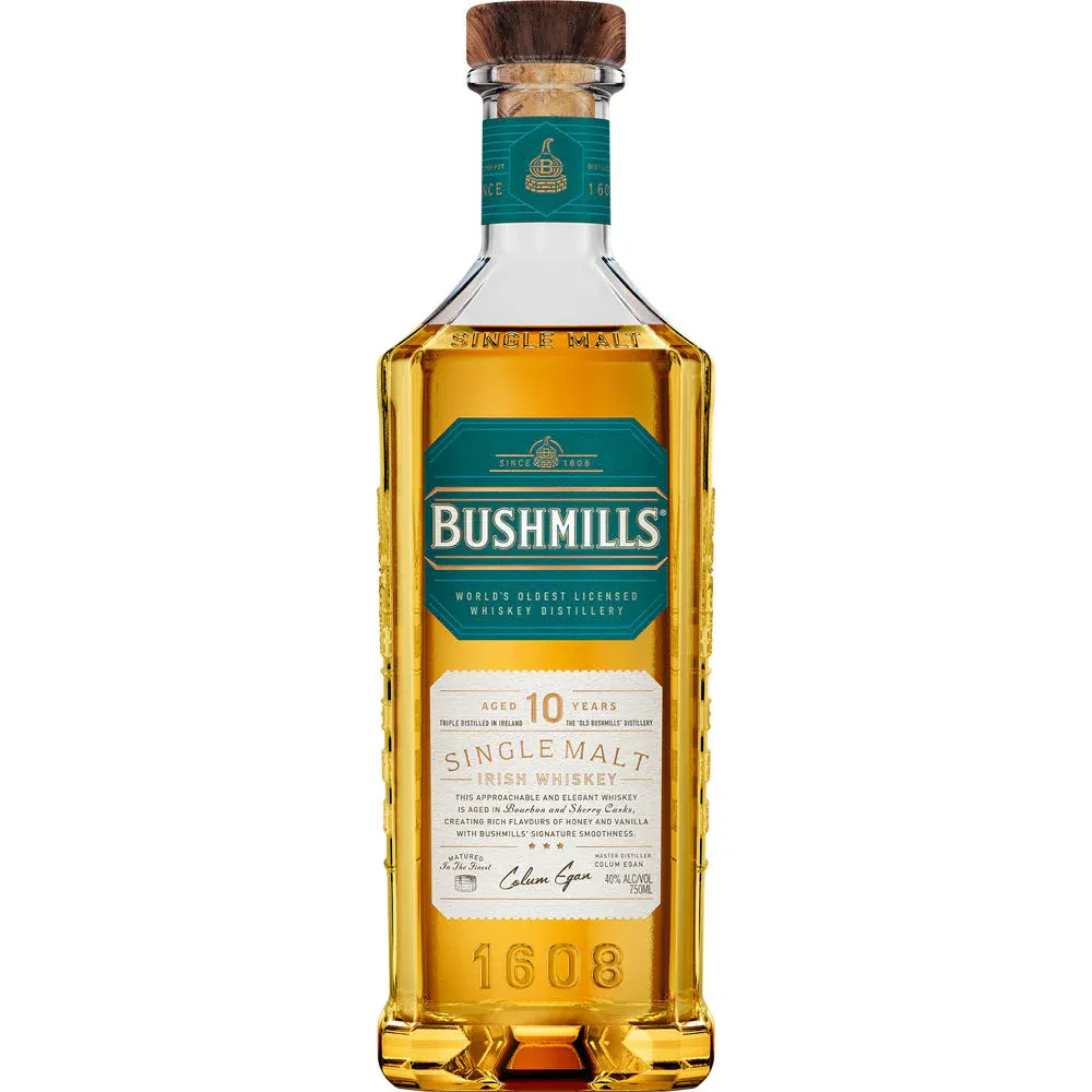 Bushmills Irish Malt 10 Yrs 750 ML