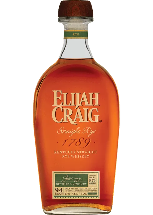 Elijah Craig Straight Rye 94 Proof 1.75ml