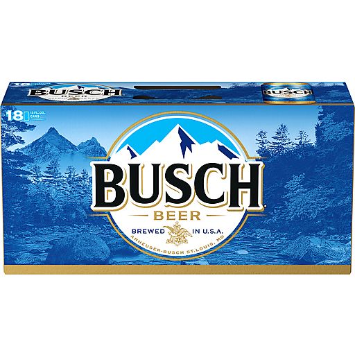 Busch Beer 12oz\18 Pack Cans