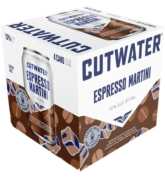 Cut Water Expresso Martini 4pk Cn