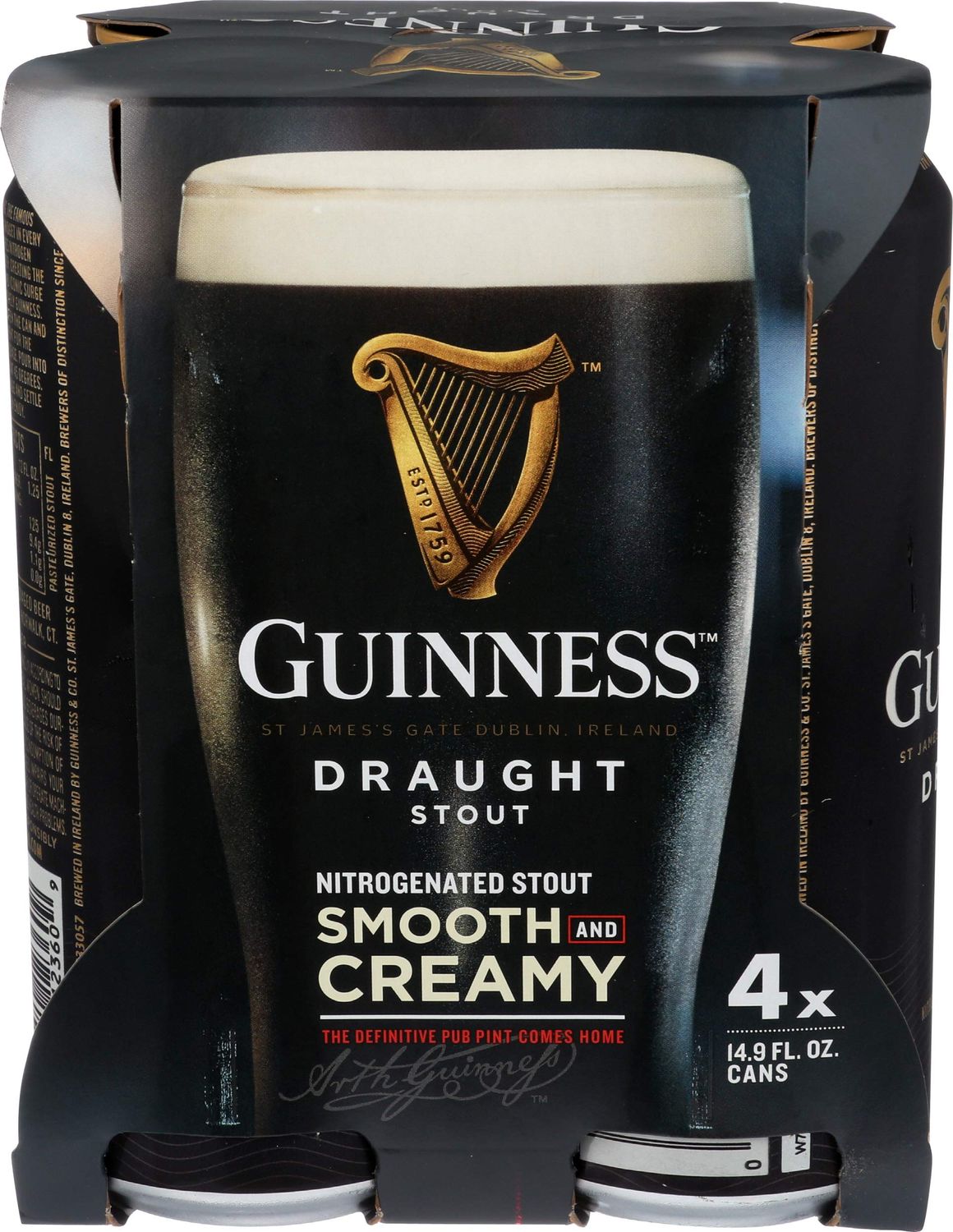 Guinness Draught Stout 4\14.9oz Can