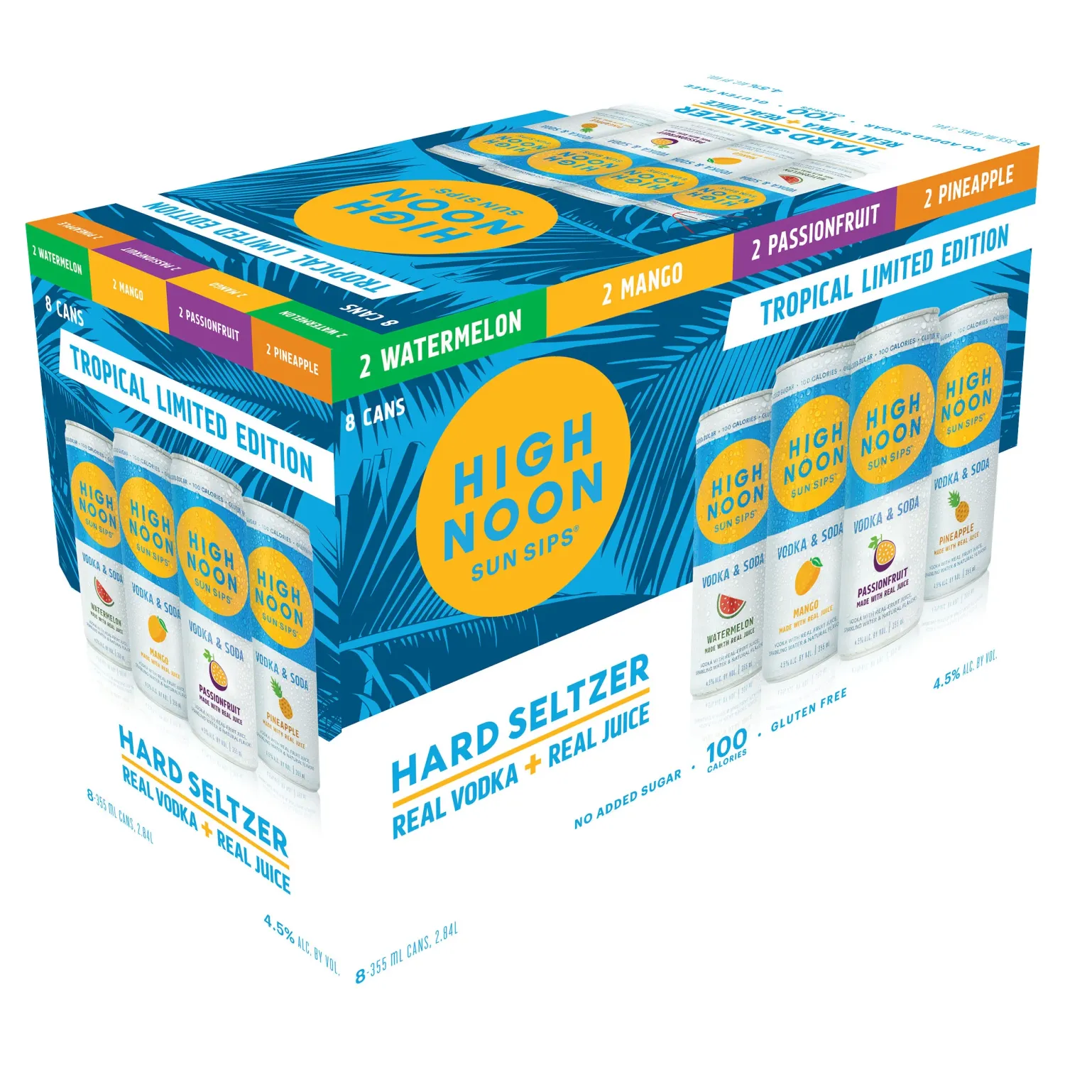 High Noon Cktl Tropical 8pk Cans