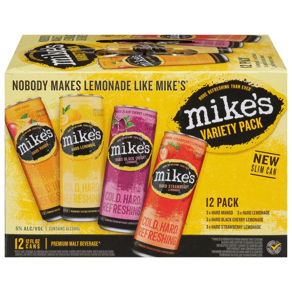 Mikes Veriety Pack 12\12oz Cans