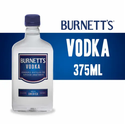 Burnetts&#39;s Vodka 375 ML