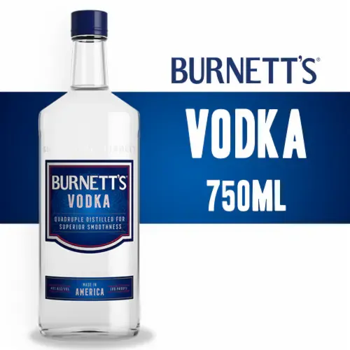 Burnetts Vodka 750ml